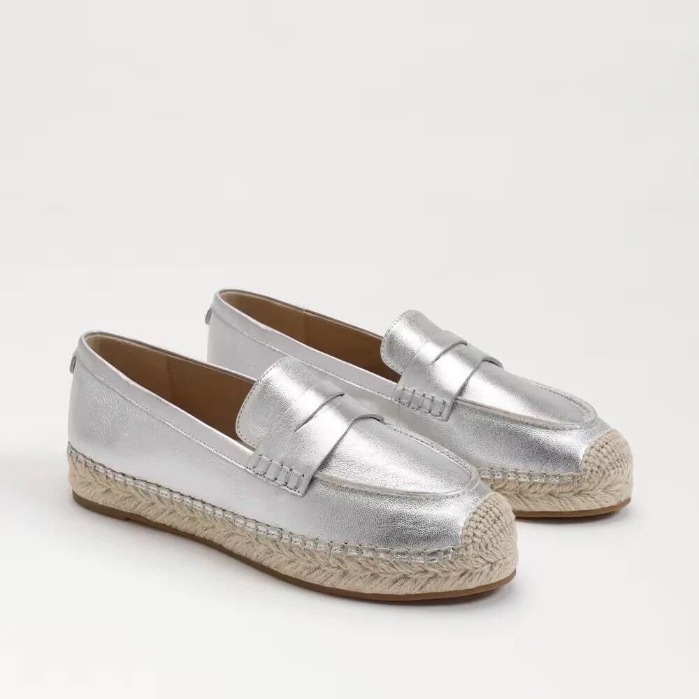 Sam Edelman Silver Loafers